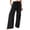 j47-Black, variant on Womens Casual Palazzo Pants Solid Color Drawstring Waist Baggy Wide Leg Pants Ladies Autumn Comfortable Everyday Trousers,XXL