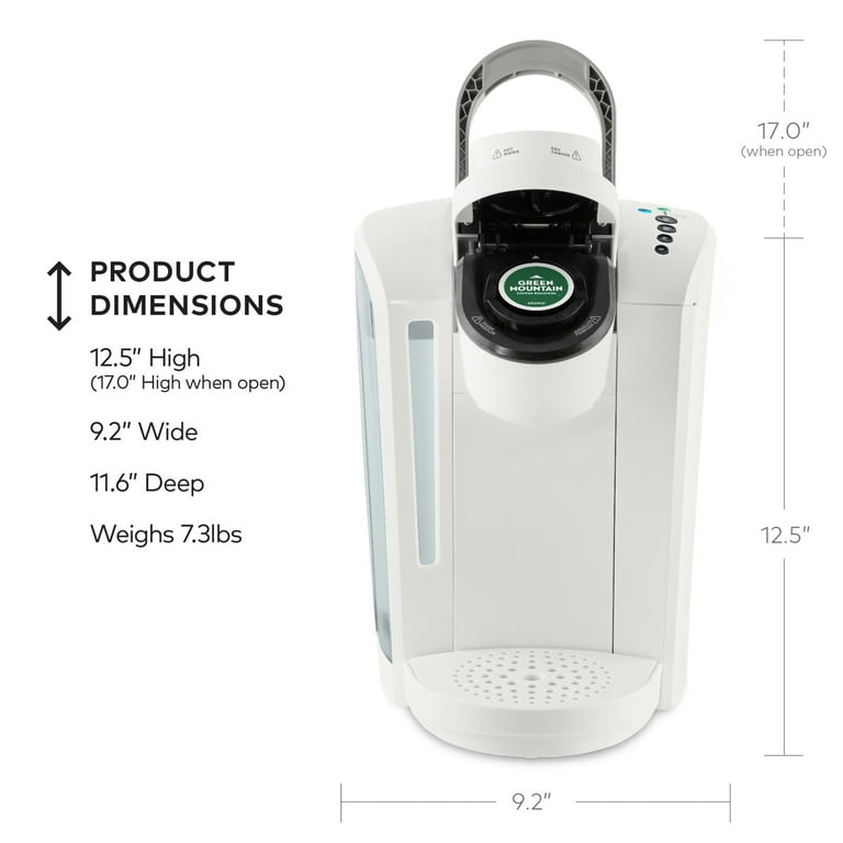 Keurig K-Select Single-Serve K-Cup Coffee Maker, Matte White