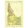 thumbnail image 2 of Hoen 24x32 White Modern Wood Framed Museum Art Print Titled - Idaho - Hoen 1896, 2 of 4