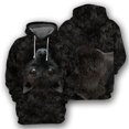 thumbnail image 3 of Sudadera con capucha con estampado 3D de murciélago, erizo y hámster para hombre, sudadera de manga larga, abrigo con capucha de gran tamaño a la moda urbana, 3 of 5