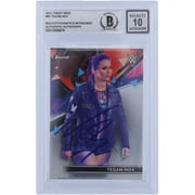 Tegan Nox WWE Autographed 2021 Topps Finest #60 Beckett Fanatics Witnessed Authenticated 10 Card - Fanatics Authentic Certified
