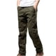 thumbnail image 2 of Pantalones largos de moda para hombre, casuales, de color sólido, con bolsillos y cremallera, cintura elástica, de poliéster., 2 of 4