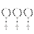 thumbnail image 1 of 3 unids Rosario Pulsera Christian Pulsera Cruz Colgante Cadena Cadena Amuleto, 1 of 6