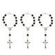 thumbnail image 1 of Pulsera de rosario de 3 piezas, pulsera cristiana, cadena con colgante de cruz y amuleto., 1 of 7