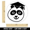 thumbnail image 2 of Graduation Panda Self-Inking Rubber Stamp Ink Stamper - Lime Green Ink - Mini 1/2 Inch, 2 of 7
