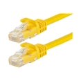 thumbnail image 1 of Monoprice FLEXboot Series - Patch cable - RJ-45 (M) to RJ-45 (M) - 1 ft - UTP - CAT 6 - booted, snagless, stranded - yellow, 1 of 2