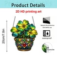 thumbnail image 1 of St. Patrick's Day Porch Decoration 2D Acrylic Disc Pendant with Chain for Outdoor or Window Use, 1 of 5