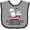 Heather and Black, variant on Inktastic My Great Grandma Loves Me Grandson Boys Baby Bib