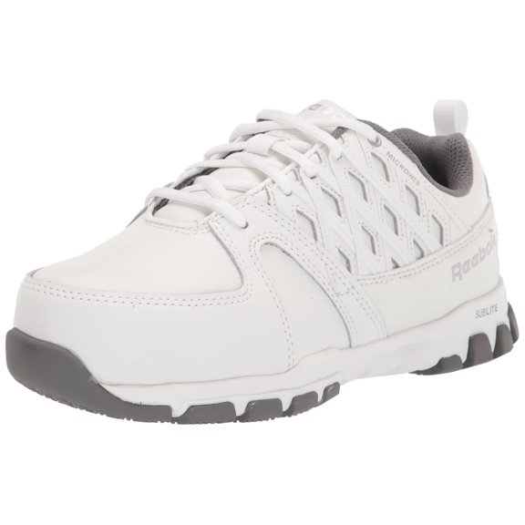 Zapato Reebok Work Sublite RB4443 con puntera de seguridad deportiva, color blanco