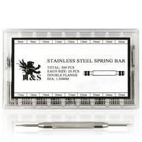 H&S Stainless Steel Watch Band Pins & Link Removal Repair Tool Kit, 360pcs Spring Bars