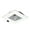 Haze / White, variant on Nora Lighting NIOC-2SNDSQMPW 2" Canless Iolite Square Downlight Trim - White