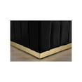 thumbnail image 4 of Meridian Furniture Marlon Black Velvet Sofa, 4 of 7