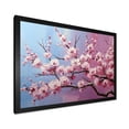 thumbnail image 2 of Designart "Whispering Cherry Blossoms in Pink I" Floral Framed Wall Art Decor - Traditional Pink Flowers Living Room Framed Canvas Art, 2 of 6