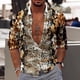 thumbnail image 1 of Nueva camisa de leopardo para hombre informal holgada de manga larga con estampado moderno camisa para fiesta de graduación camisa popular y genial ropa Y2K, 1 of 6