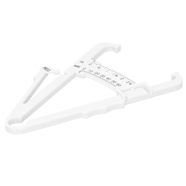 Dispositivo de medición de grasa corporal, calibrador de grasa corporal de plástico, calibrador de grasa portátil, calibrador de pliegues cutáneos, durabilidad probada en el tiempo