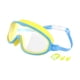 thumbnail image 2 of Gafas de natación para niños, cómodas, transparentes, antivaho, para piscina, niños y niñas, para interiores Amarillo y azul, 2 of 8