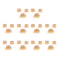 thumbnail image 3 of thinsony 10 Sets Rubber Flute Piccolo Pads Woodwind Instrument Replacement Accessory, 3 of 8