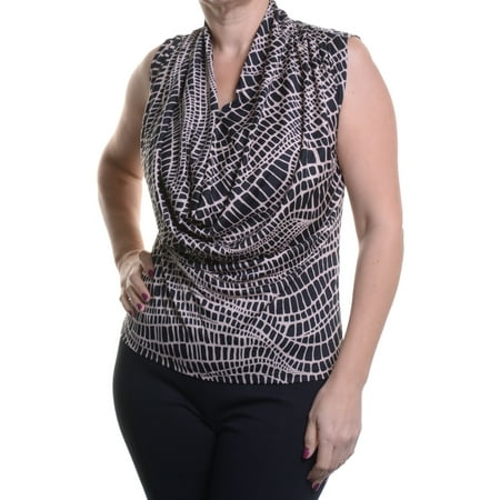 Luxury Cowl Neck Top - Eci NY Women's Sleeveless Cowl Neck Top Size XS