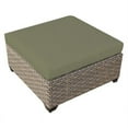 thumbnail image 1 of Bowery Hill Patio Wicker Ottoman in Cilantro, 1 of 2