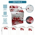 thumbnail image 6 of Red Pink Valentine's Day Table Runner 72 Inches, Love Heart Eucalyptus Leaves Bed Runner Dresser Scarves Tabletop for Indoor Outdoor Parties/Ceremony/Banquet, 14" x 72", 6 of 8