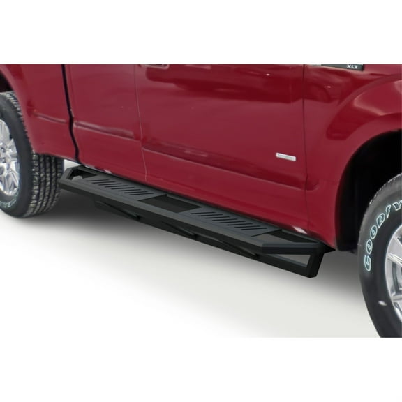 2015-2021 Ford F150 Super Cab 2017-2021 Ford F250/350/450/550 Super Duty Super Cab 6061 Aircraft Aluminum Alloy Matte Black finishing Square Tube