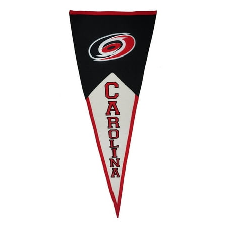 Carolina Hockey Hurricanes - Oversized 17x40 - High Quality Classic Embroidered Pennant
