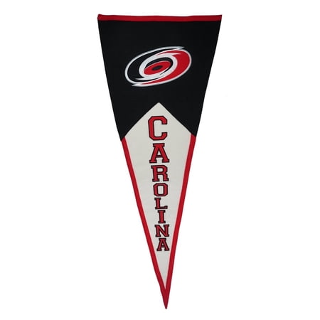 Carolina Hockey Hurricanes - Oversized 17x40 - High Quality Classic Embroidered Pennant