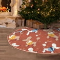 thumbnail image 5 of Sikiie Cute Poodle Dog Nativity Christmas Tree Skirt, Jesus Christian Winter Holiday Tree Mat Decoration(30-48IN)36", 5 of 6