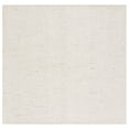 thumbnail image 3 of Safavieh Abstract Delia Distressed Wool Area Rug, Ivory/Brown, 4' x 4' Square, 3 of 13