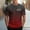 Red, variant on COSFO Mens Shirts Casual Running Short Sleeve Gradient Tops Outdoor Pullover Crew Neck Loose Graphic Tees