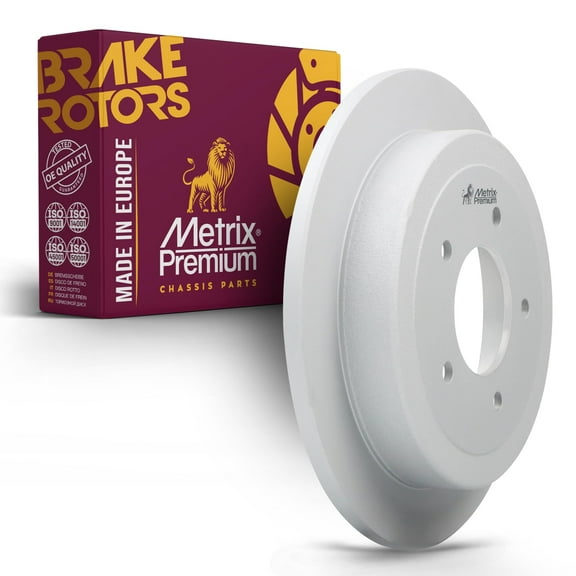 Metrix Premium Chassis Parts - 13.16 inch (334.2mm) Rear Coated Solid Disc Brake Rotor Fits 1997-2000 Ford F-150, 1997-2002 Ford Expedition, 1998-2002 Lincoln Navigator, Replacement 66670FZN