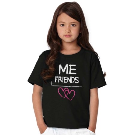 Adorable Friendship Besties Love Girls Kids T Shirt Tees Teen Brisco Brands X