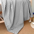 thumbnail image 7 of CREVENT Cozy Soft Warm Sherpa Baby Blanket for Infant Toddler's Crib Cot Stroller Gifts for Baby Boys All Season Use (30"X40" Light Grey dot), 7 of 7