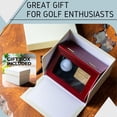 thumbnail image 2 of Vitrina de madera con agujero en uno para pelotas de golf con placa grabada, 2 of 6