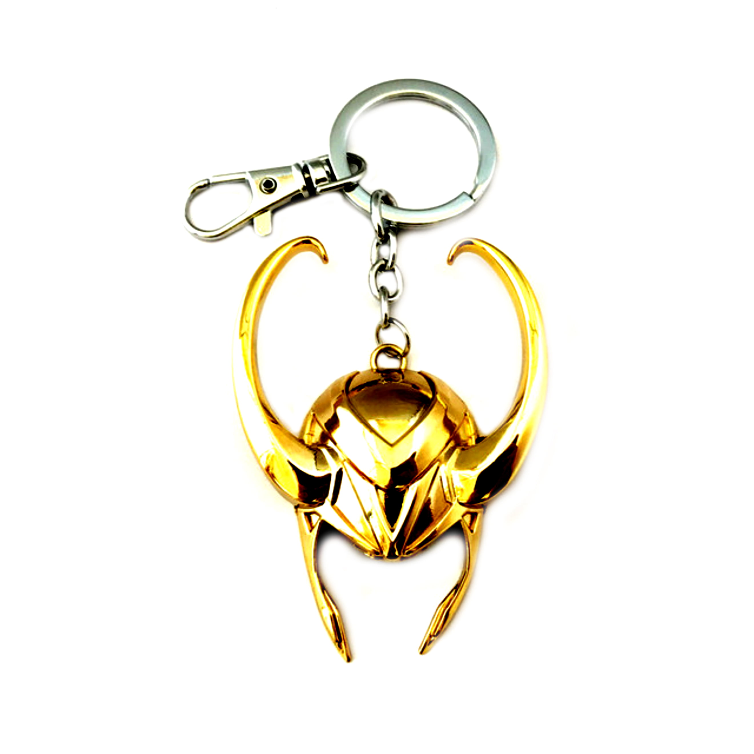 Marvel The Avengers Loki Helmet Alloy Key Chains Keychain Keyfob Keyring 