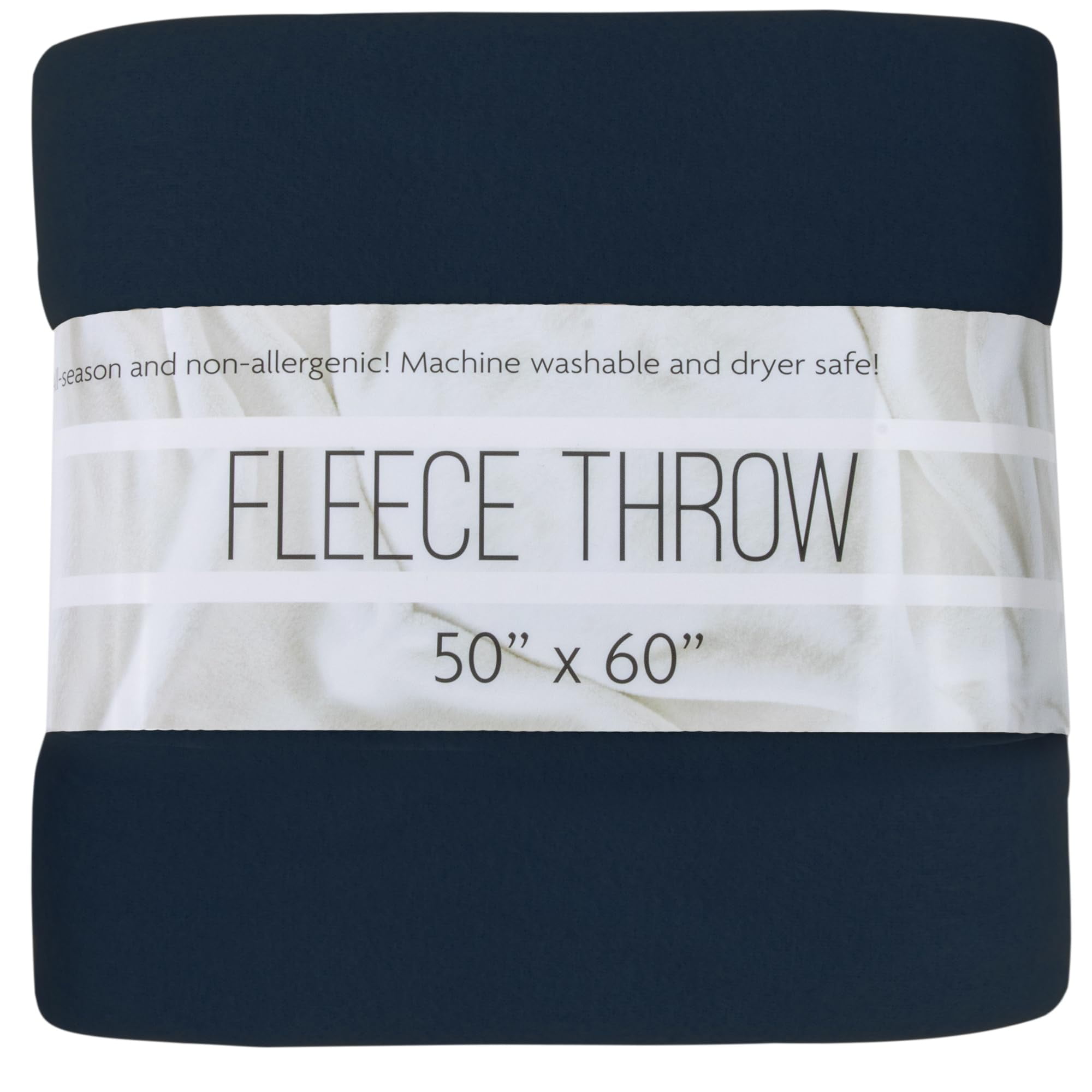 24 pack Trail maker 60”L x 50”W Solid Color Hypoallergenic Fleece Throw Blankets in Assorted Colors