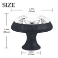 thumbnail image 4 of 4 Pcs Butterfly Knobs for Kitchen Cabinet Cupboard Dresser Bookcase Drawer Pulls Handles Round Home Decor, 4 of 8