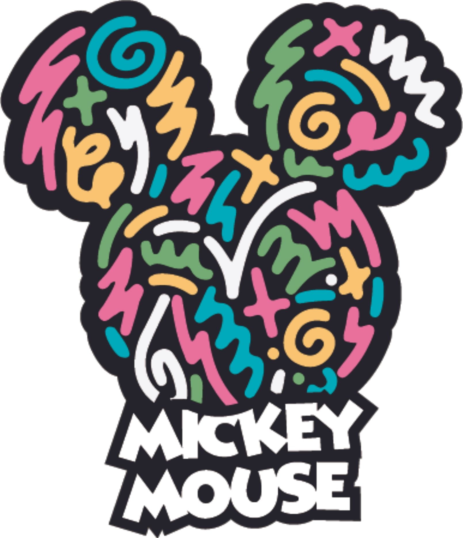 Mickey Mouse Head Disney Cartoon Character Wall Vinyl Decors Sticker