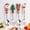 A, variant on Christmas Flatware Gift Set, 4PC Gold Stainless Steel Spoons and Forks with Santa Reindeer Snowman Silicone Handles Holiday Tableware
