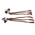 thumbnail image 4 of Braid Hair Extension, Hair Extension 2 Pcs High Temperature Silk  for Styling Deep Brown,Light Brown, 4 of 7