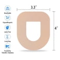 thumbnail image 2 of Duslogis 20 Pack Omnipod 5 Overpatches Waterproof & Sweatproof, Pod Pals Omnipod 5 Adhesive Overlay Hypoallergenic & Latex Free Omnipod 5 Adhesive Patches, Beige, 2 of 7