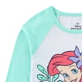 thumbnail image 6 of Disney The Little Mermaid Long Sleeve Shirt and French Terry Pants (Girls), 2 Piece Set, Sizes 2T-6X, 6 of 7
