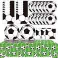 thumbnail image 1 of Set de artículos de fiesta con temática de fútbol para 24 invitados Qyeahkj, 1 of 7