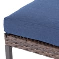 Mainstays Tuscany Ridge 2Piece Wicker Reclining Chaise Lounge, Blue