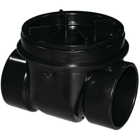 Oatey 43905 Backwater Valve, ABS, Black