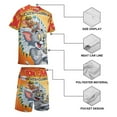 thumbnail image 4 of Tom And Jerry Boys Girls Short Sleeve Mesh T-Shirt And Shorts Outfit Set Summer Clothes Set for Kids, 4 of 8
