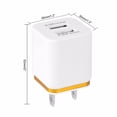 thumbnail image 5 of CNKOO New Double Port Usb Wall Plug Brick Charging Box Adapter Double Usb Charger Block Usb Wall Charger With Smart Charging Cell Phone Wall Chargers  Travel Travel, 5 of 5