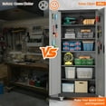 thumbnail image 6 of SUPEER Metal Garage Storage Cabinet, 71 Inches Tall Lockable  Storage Cabinet with Door and 5 Adjustable Shelves for Office and Home, Assembly Required, 6 of 9