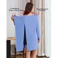 thumbnail image 5 of Pinspark Open Back Hospital Gowns for Women Tear Away Snap Long Sleeve Womens Hospital Gowns Adaptive Clothing for Women, 5 of 6