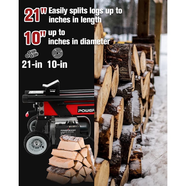 Landworks Log Splitter Portable 20 Ton Rapid Auto Return Ram System